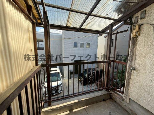 黒原城内テラスのバルコニー|陽当たり良好なバルコニーです