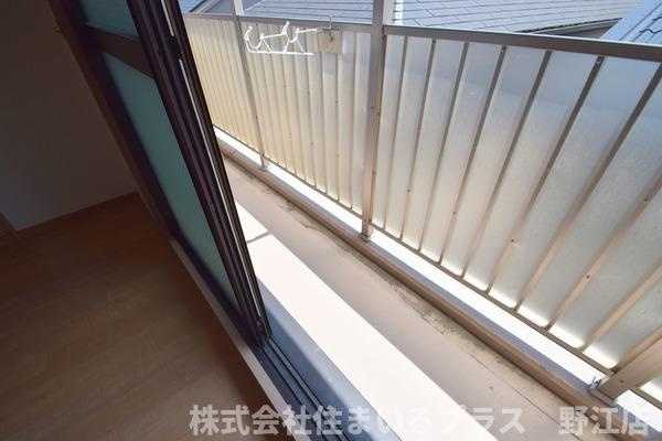 大橋マンション三番館のバルコニー