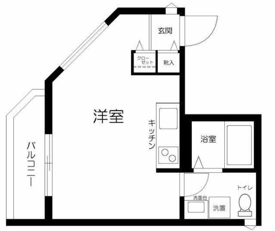 ウェール上馬　新築　3方角部屋　駒沢公園徒歩圏内の間取り