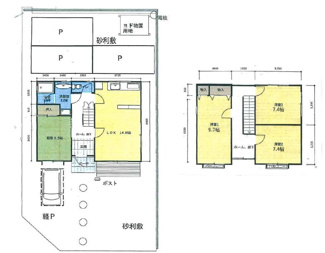 【間取り】 | 近江八幡市金剛寺町　中古戸建