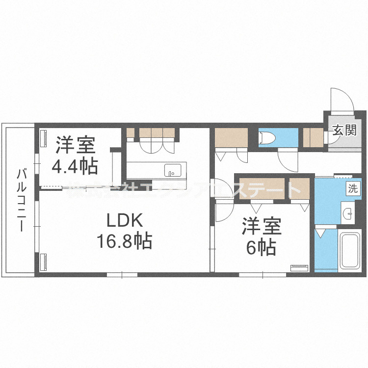 ルシェーナ西田辺の間取り