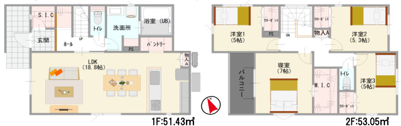 豊川市三蔵子町第一　2号棟