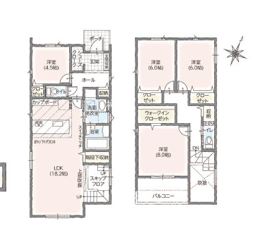 豊橋市牟呂町字大塚　3号棟の間取り|4180万円、4LDK、土地面積152.25m2、建物面積115.92m2 
こちらは3号棟の物件になります。