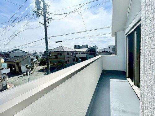 豊橋市北島町第１　2号棟のバルコニー|開放的なバルコニー〇
陽当たり良好◎