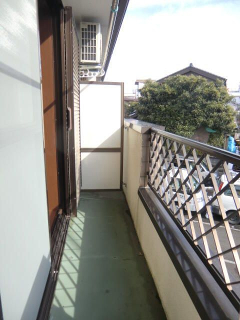 コーポマロンのバルコニー