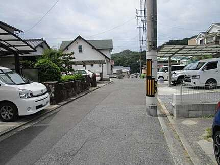 東区中山新町1丁目の前面道路含む現地写真