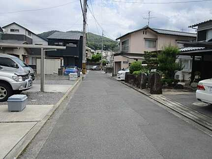 東区中山新町1丁目の前面道路含む現地写真