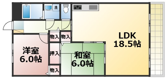 【間取り】 | ブルースカイ　仲介手数料無料