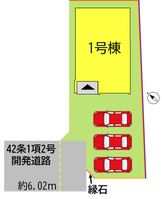 Adoble+小倉南区朽網東2丁目2期　の区画図