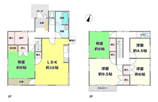 【間取り】 | 近江八幡市安土町下豊浦　中古戸建