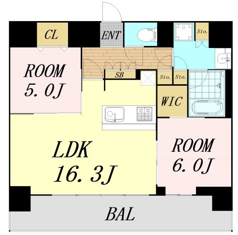 S-RESIDENCE松屋町asence　仲介手数料無料の間取り