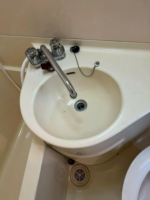 相模原市緑区西橋本１丁目のアパートの洗面所