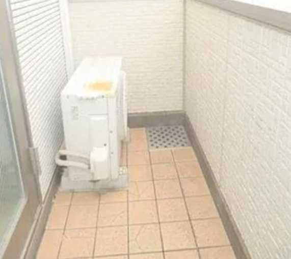 エミール上馬　南向き　南西角部屋　オートバスのバルコニー