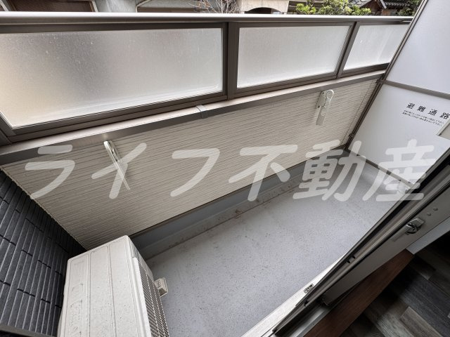 クリエオーレ玉串元町のバルコニー|バルコニーからの眺めを楽しみながら食事をしませんか
