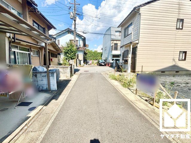 伏見区桃山町丹後の前面道路含む現地写真