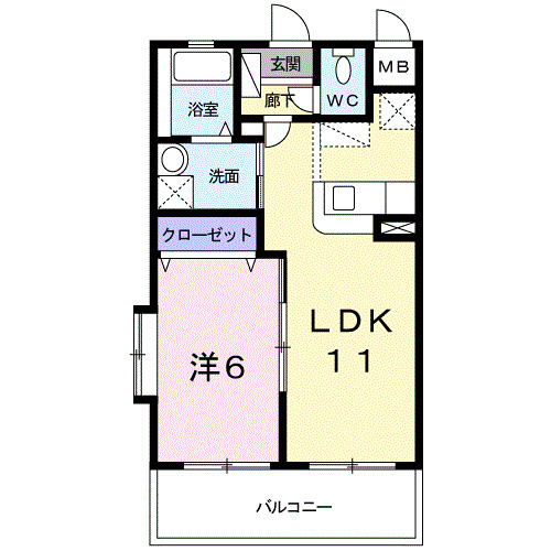アンジェラの間取り