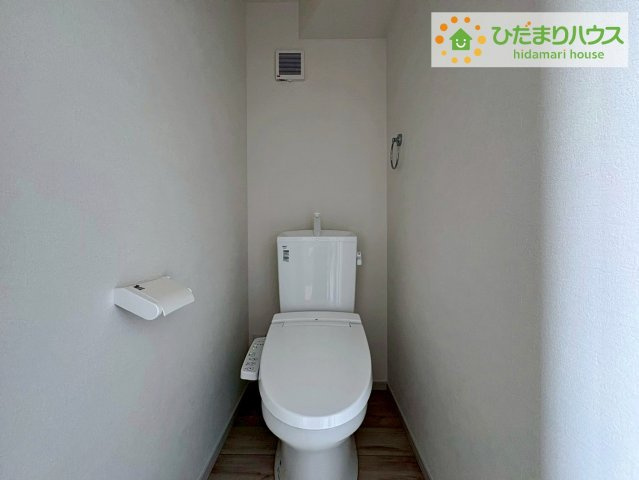 常陸太田市磯部町1期　新築戸建のトイレ|トイレは1F、2F共に完備！取り合いになることがありませんね(^^)/