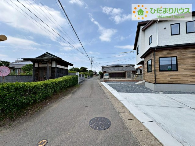 常陸太田市磯部町1期　新築戸建の前面道路含む現地写真|今から見たいも大歓迎！お気軽にお問い合わせください☆彡