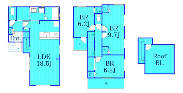 峰岡町2丁目戸建の間取り