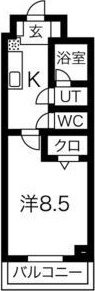 リファイン椥辻の間取り