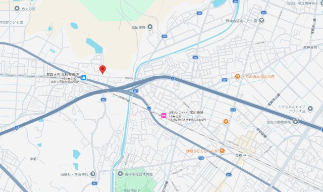 高砂市阿弥陀町魚橋　中古戸建の地図