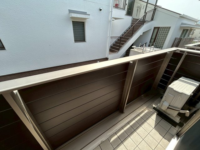 プレジールのバルコニー|広々としたバルコニーです