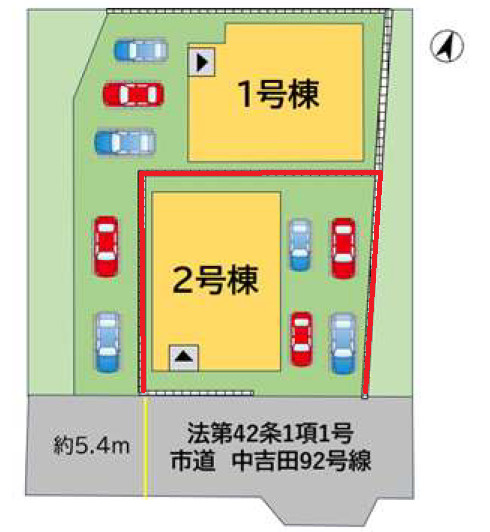 Adobeー小倉南区中吉田3丁目４期　の区画図