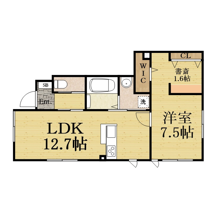 ラディエンス逆瀬川の間取り