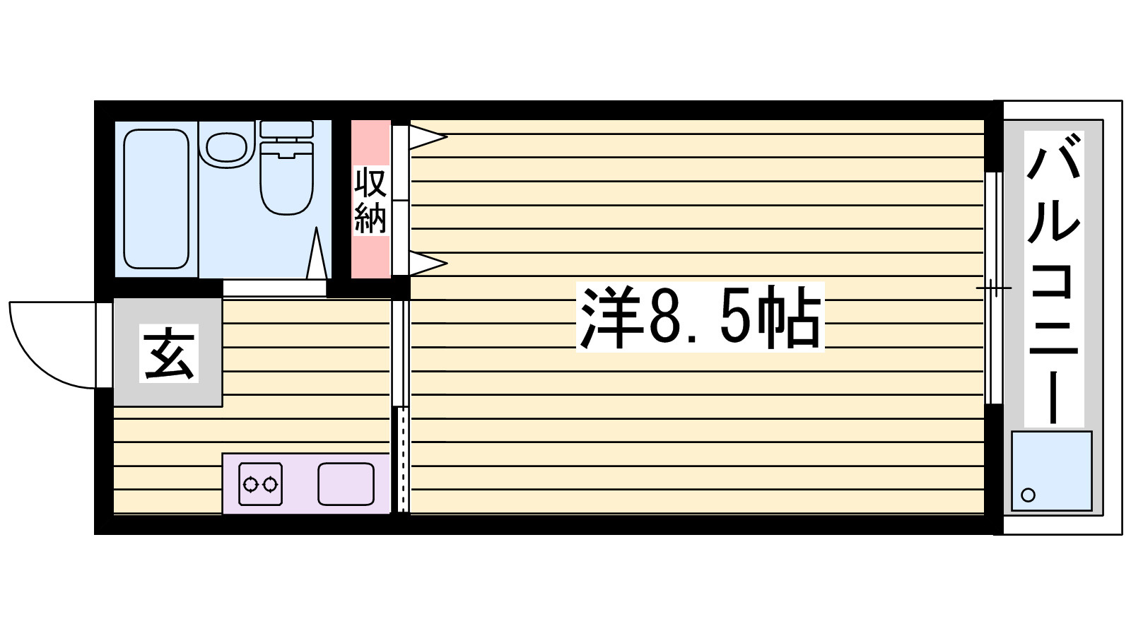 ムトーハイツの間取り