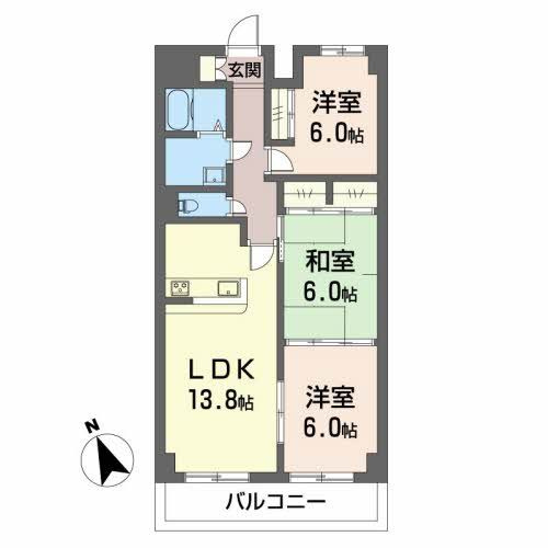 【間取り】 | アーバンコア九ノ城