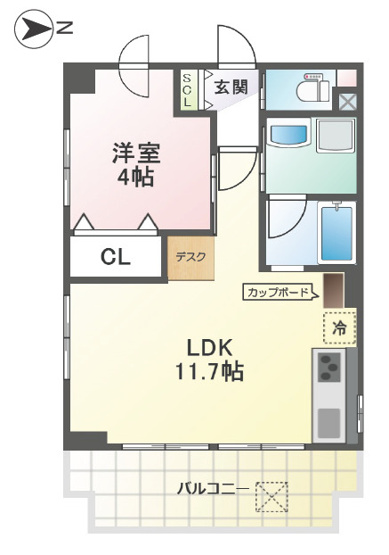 【間取り】 | 太平パシフィック桑津Ⅱ | 東南角住戸☆室内フルリノベーション後のお引渡し☆（2026年6月末完了予定）食洗機・バス追炊機能・浴室乾燥機完備☆全室照明器具・カップボード付き☆LDK3面に窓あります☆