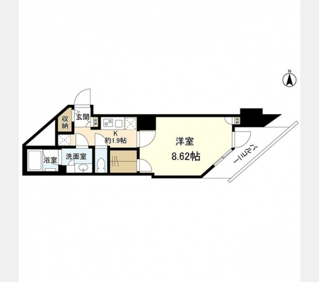 【間取り】 | スタイリオ旗の台Ⅱ | 間取