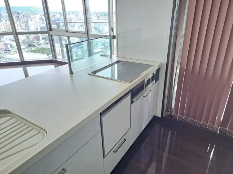 熊本市中央区大江５丁目の賃貸マンションのキッチン