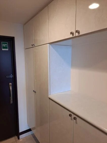熊本市中央区大江５丁目の賃貸マンションの玄関