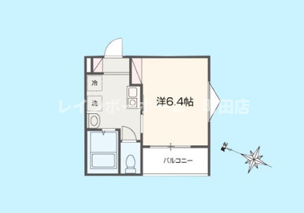 MELLAS大和※初期費用分割後払いサービス利用可能物件の間取り