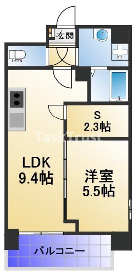 【間取り】 | パークス堺筋本町