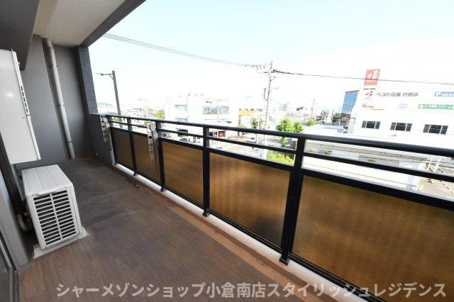 グランヒルズ行橋のバルコニー