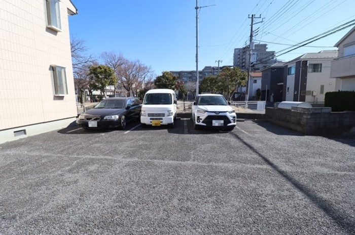 グランディールの駐車場