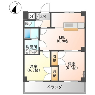 【間取り】 | ルミナスハイム羽浦