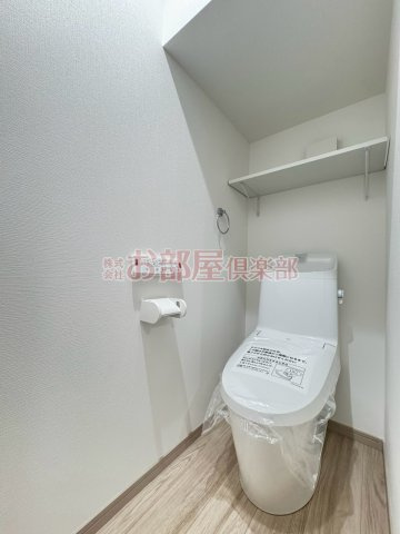 FLOW野中町のトイレ|ゆったりとした空間のトイレです