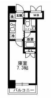レジディア月島Ⅲ