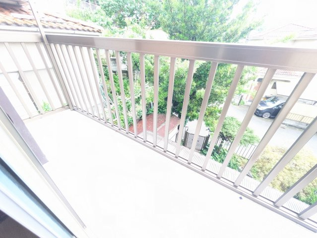 中新宿戸建のバルコニー