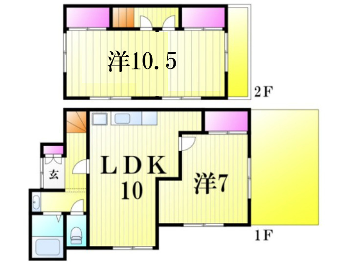 中新宿戸建の間取り