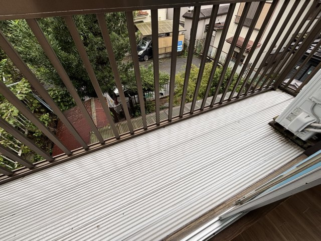 中新宿戸建のバルコニー