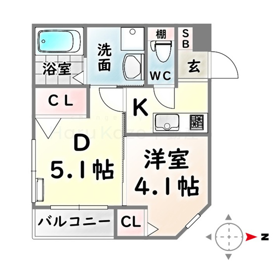 【間取り】 | ベルフォート新瑞橋【名古屋市賃貸・新瑞橋駅】