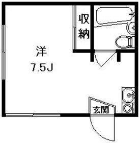マリオハイツの間取り|間取りです。