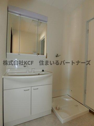 プレアール花畑の独立洗面台|独立洗面化粧台が付いています