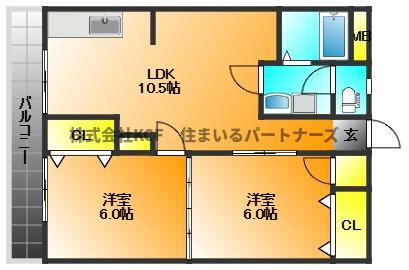 プレアール花畑の間取り