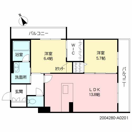 ラ・ルーチェ 東櫛原の間取り|使い勝手の良い間取りです♪