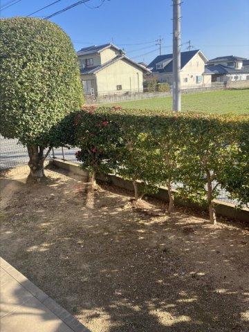 ドミールパーク江﨑の庭|陽当たり良好なお庭です♪